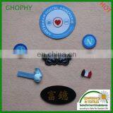 2015 Good Quality Private Woven Custom Hat Label With Low Price thumbnail-1