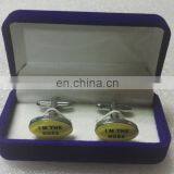 High Quality I'm the Boss Logo Cufflinks Fathers Day Gifts With Gift Box