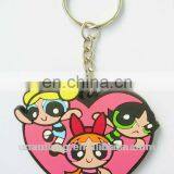 Professtional Factory Made Custom Molded Soft Pvc Keyring/rubber Keychian