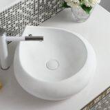 2018 Chaozhou Manufacturer New Big Size White no Hole Tabletop Made in China Ceramic Top New Thin Bathroom Basin Sink thumbnail-3