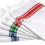 check and stripe cotton woven kitchen towels