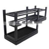 Customized Folding Shoe Rack With Metal Feet Legs and PVC PU Leather Indoor Stool for Entrance Doorway thumbnail-6