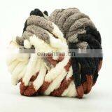 MIX COLOR Knit Vegan Yarn 100% Polyester Chenille Yarn Super Chunky Velvet Big Crochet Yarn thumbnail-6