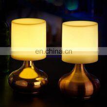 2019 Hotel Restaurant Decoration LED Light Wireless Rechargeable Table Lamp