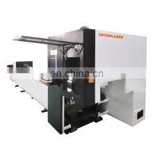 Fast speed High steady fiber laser metal tube stainless steel pipe cutting machine