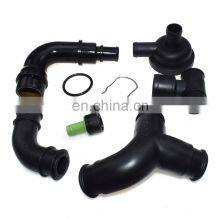 For AUDI A4 QUATTRO VW Golf Jetta BREATHER VALVE CRANKCASE HOSE Kit 06A129101A thumbnail-1