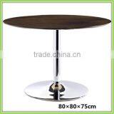 New Fashion MDF Round Brown Table thumbnail-1