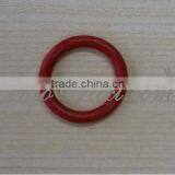 Red Round Silicone Washer, OD 27mm; Thickness 3.5mm, Food Grade, Weldless Fittings