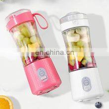 2021 Easy High Quality Orange Automatic Blenders Plastic Bottle Portable Juicer thumbnail-2