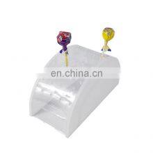 Candy Store Lollipop Stand Display Clear Custom Acrylic Lollipop Holder