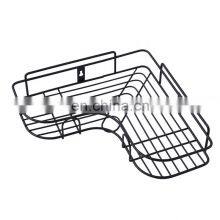 Steel Powder Coating Bathroom Shelves Corner Wall Mounted Rack Bathroom Storage Kitchen Rack Shelf With Good Load Bearing thumbnail-2