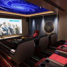 Luxury Villa Home Theater Movie Cinema Sofa With Cool Cupholder thumbnail-2