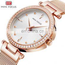 MINI FOCUS 0194L Women Watch Waterproof  Brand Luxury Fashion Casual Ladies Quartz Wristwatch