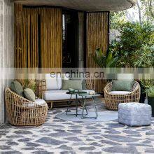 Rattan / Wicker Cane Garden Furniture Rattan Outdoor Sofa Sets thumbnail-4