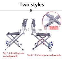 Adjustable Fishing Chair Aluminum Alloy Foldable Portable Extended Outdoor Travel Camping Hiking Tools Folding Chair thumbnail-3