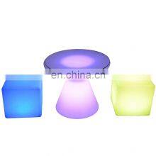Led Seating Mobile Bar Lumineux Cubo Led Tables Glow Waterproof Plastic Furniture for Event Party thumbnail-1