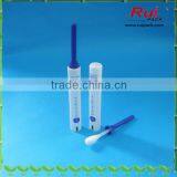 White One Time Use Plastic Soft PE Tube With Cotton Swab,personal Care Cotton Swab White Plastic Tube thumbnail-1