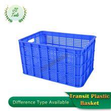 Plastic Basket Turnover Basket Large Square Factory Plastic Frame Turnover Box Express thumbnail-3