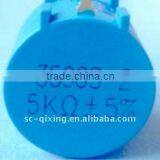 Copper Shaft,Aluminum Bush,WXD3540 Precision Wire-wound Potentiometer,multiturn