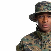 Camouflage Hunting Bonnie Hat Bucket Hat Cap Cotton thumbnail-1