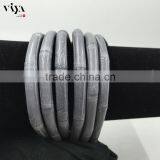 2016 Viya New Arrival 4mm5mm6mm Lizard Leather Cord TOP Sale Luxury Leather Jewelry for Men Bracelet thumbnail-4