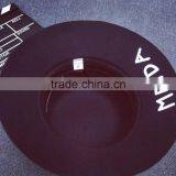 Letter MEIDA Printed Fedora Hats Wholesale Wool Dome Hat Korean Bucket Hat thumbnail-4