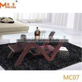 Chinese Low Price MDF Legs Rotating Coffee Table thumbnail-1