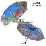 New Castle Pattern Printing Umbrella Custom Full Print Gift Umbrella thumbnail-2