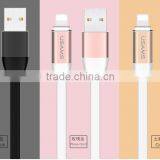 USAMS US-SJ054 U-LIGHT Series Touch Activated Cable for Iphone5/5s/6/6s 1m 2A LED Light Metal Cable for Iphone6plus/6splus thumbnail-6