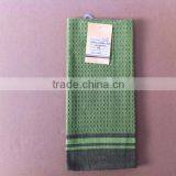 China Custom Green Waffle With Stripe Tea Towel TY298 thumbnail-1