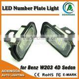LED License Plate Light for W203 4D
