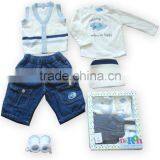 High Quality 100% Cotton Soft Wear Wholesale Baby Clothes Online thumbnail-3
