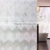 2015 White Leaves Matte Glass Film Household Usage DIY Adhesive Window Film for Home Decoration thumbnail-4