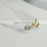 Manufactory Gold Plated Mini dp 1.2 to Hdmi 1.4 Adapter Cable for Gameplayer thumbnail-2