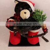 XM-A6108 60 Inch Lighted Inflatable Christmas Bear for Christmas Decoration thumbnail-3