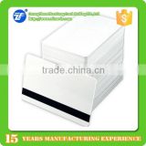 Very popular 2 track or 3 track PVC blank chip card magnetic stripe card