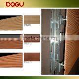 Red Terracotta Ceramic Wall Panel Line Design Tiles 30x60