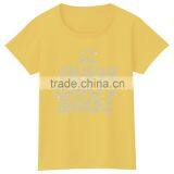Rhinestone Custom Motif Beautiful Casual Loose t Shirt for Women Girls thumbnail-2