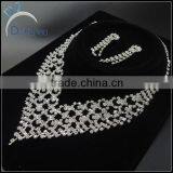 Large Bridal Jewelry Sets Rhinestone Wedding Jewelry Sets Wholesale thumbnail-2