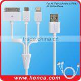 3 In 1 Multi Usb Data Cable For Iphone For Samsung thumbnail-1