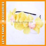 PGHD0323 Summer Fashion Ladies' Hair Bridal Artifical Flower Headband Wholesale thumbnail-1