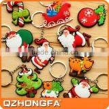 Christmas PVC Custom Keychain, Rubber Keychain Wholesale thumbnail-1
