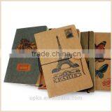 Sadie H-005 Leather Sandwich 128sheets 6 Patterns Notebook