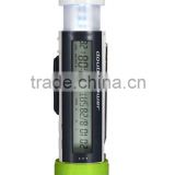 Led tube lights with travelling world time alarm clock