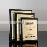 Black wood plaque souvenirs wood awards solid wooden plaque