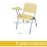 School chair with writing pad Classroom Chair with Tablets training chairs