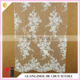 HC-5612-1 Hechun Bead Hand Embroidery Designs Woven Bridal Lace Fabric for Woman Dress thumbnail-1