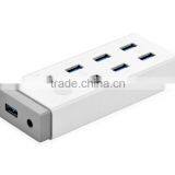 7 Ports New High-Speed Aluminum USB 3.0 Hub for Laptop PC