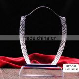 clear glass blank crystal trophy award