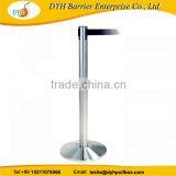 SS Retractable Queuing Stanchion Airport Retractable Queue Pole thumbnail-3